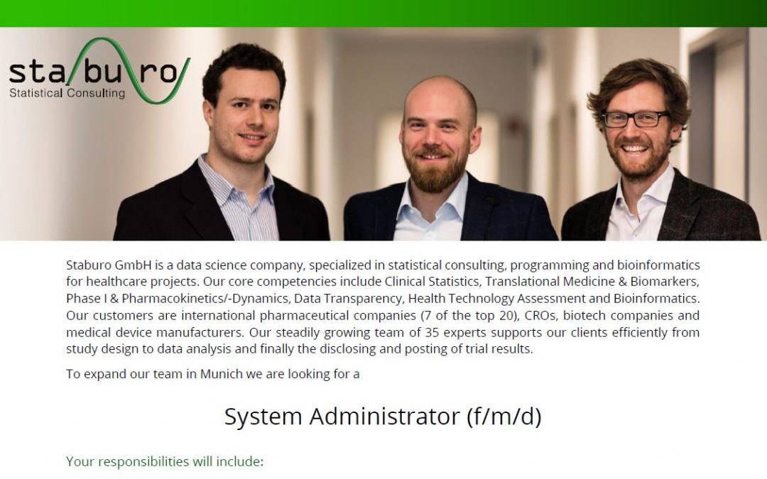 System Administrator (f/m/d)