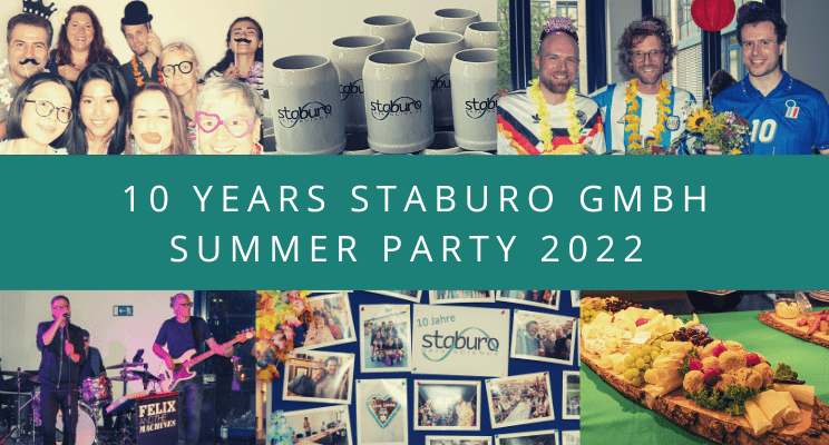 Staburo GmbH 10 year anniversary summer party