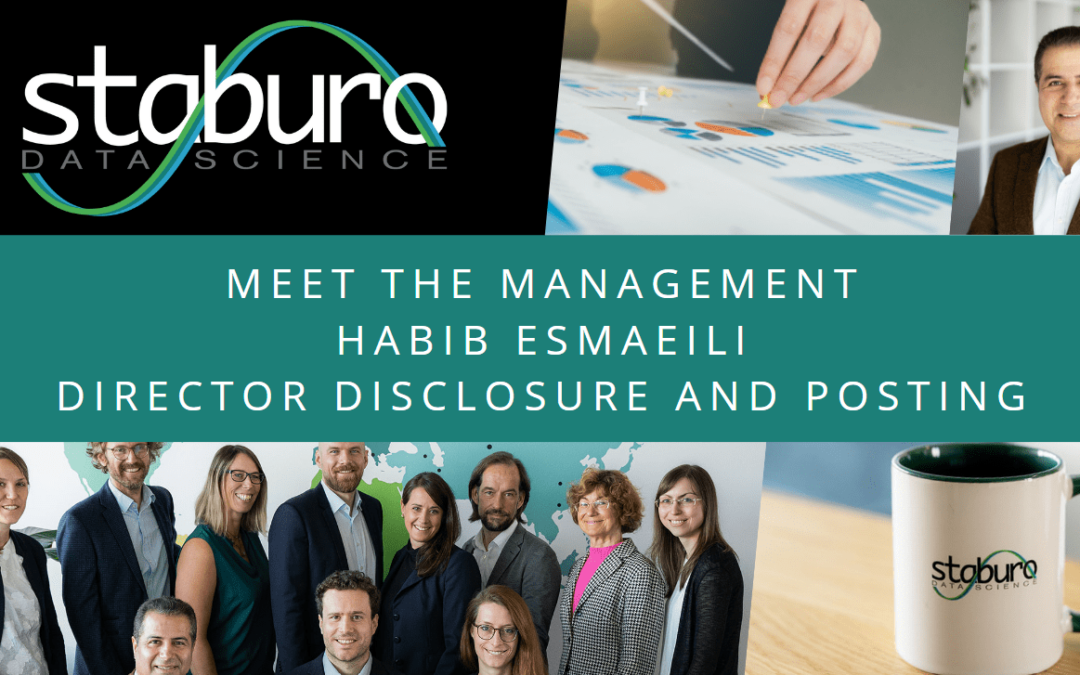 Meet the Management – Habib Esmaeili – Director of Disclosure and Posting