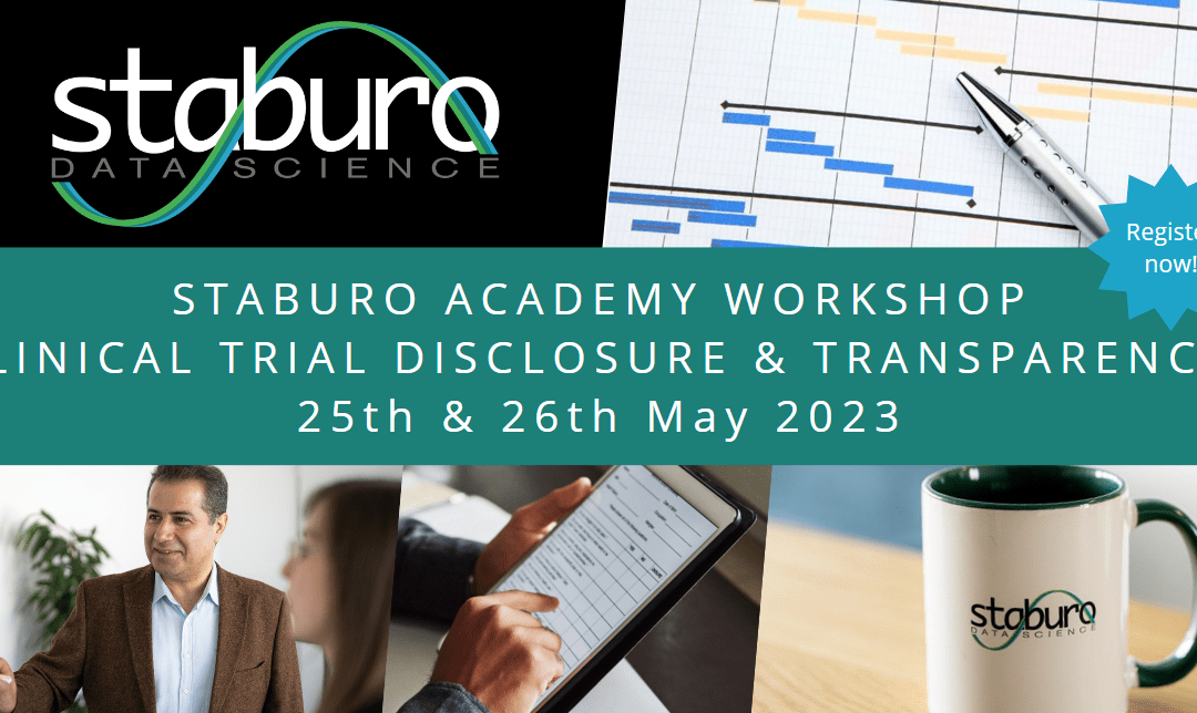 Staburo academy: Clinical trial disclosure & transparency online workshop