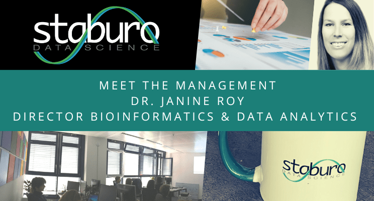 Meet the Management – Dr. Janine Roy – Director Bioinformatics and Data analytics